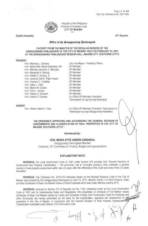 ORDINANCE NO. 39 OF 2021 residents of Cabot, the City of .